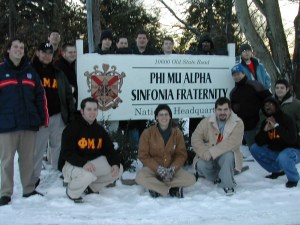 Theta Tau Alumni (now) with TK, visit to Lyrecrest